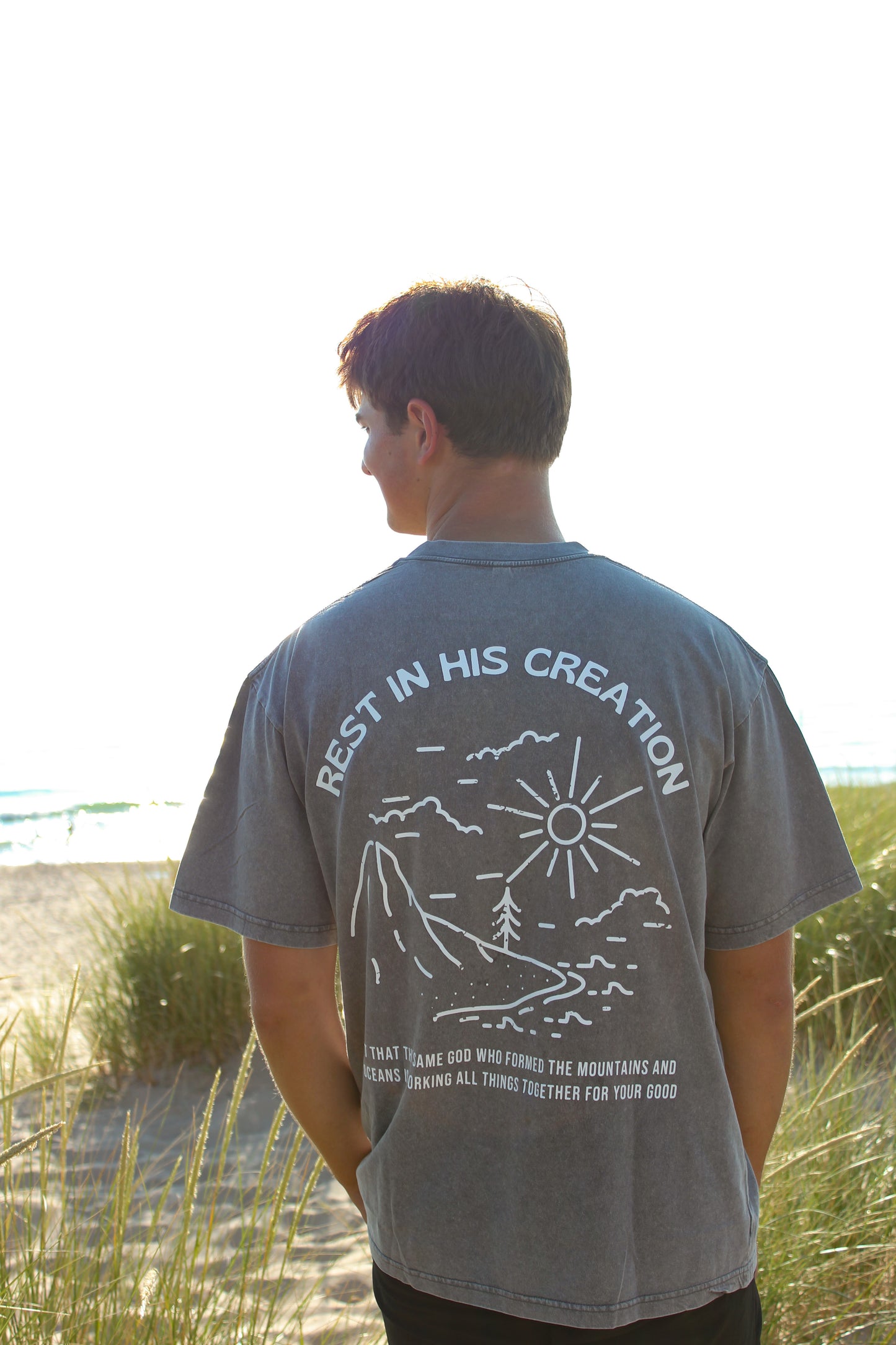 REST IN HIS CREATION ADULT UNISEX TEE