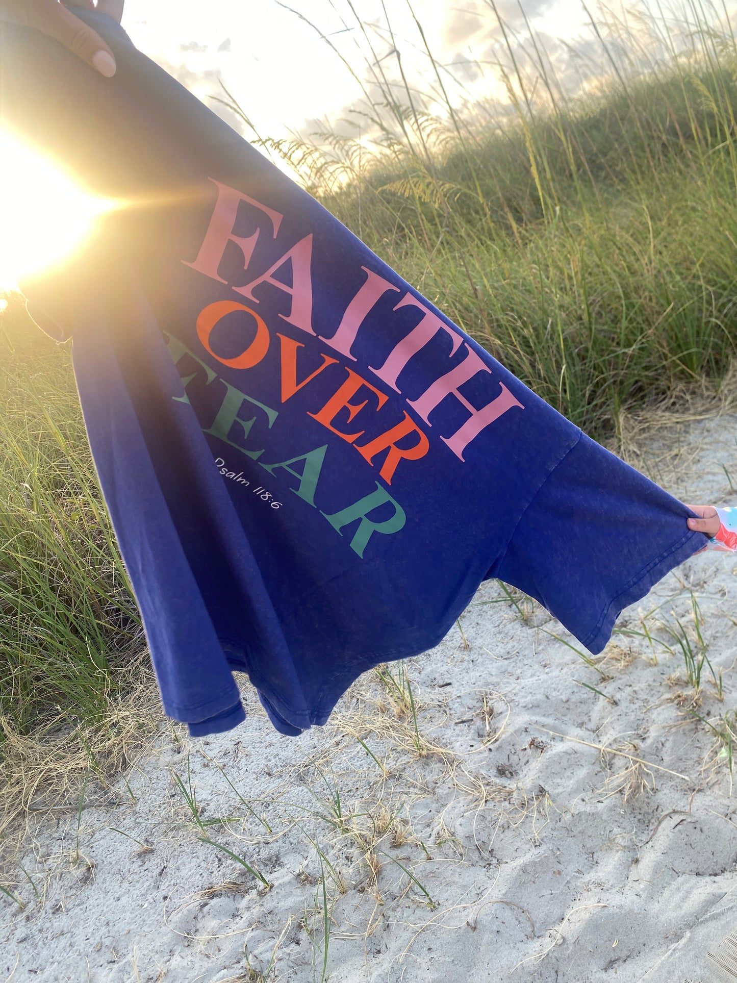 FAITH OVER FEAR ADULT UNISEX TEE