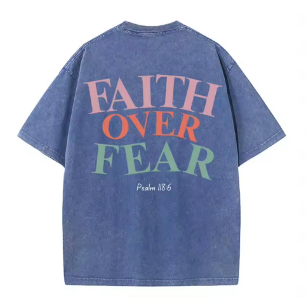 FAITH OVER FEAR ADULT UNISEX TEE
