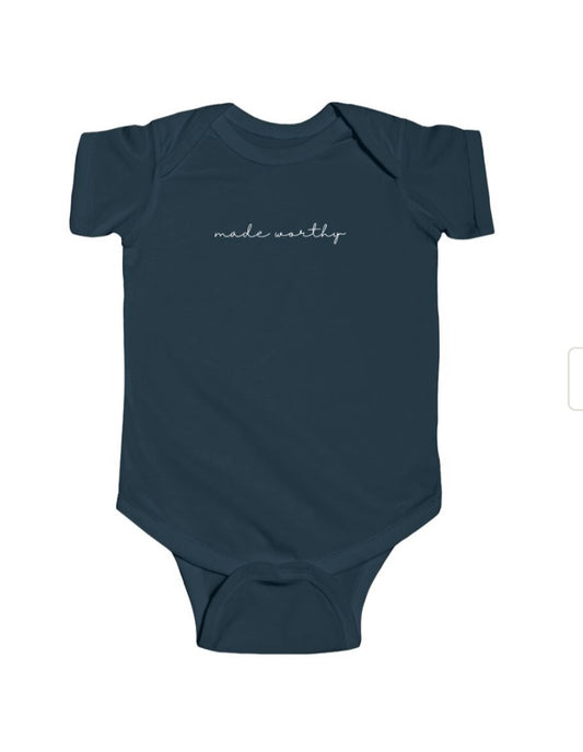 MADE WORTHY ONESIE